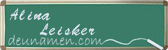Alina Leisker Visitenkarte